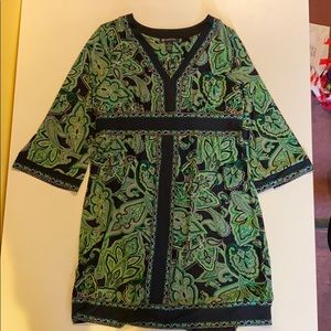 International Concepts dress with oriental print